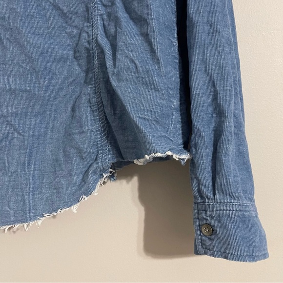 cloth & stone women’s corduroy button down shirt medium - Picture 3 of 11